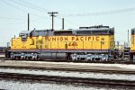 Union Pacific SD24 UP #446 here as slug mother for S-5
